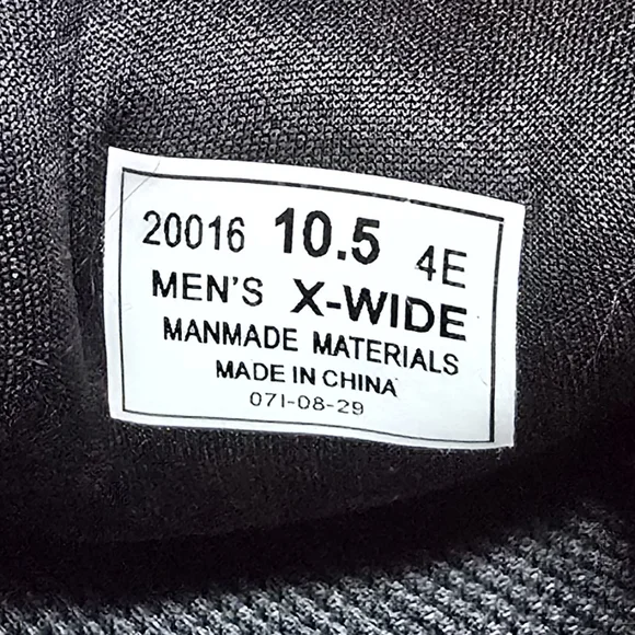 Orthofeet Yari Black/Black Men's Shoes 10.5 4E - Picture 5 of 6